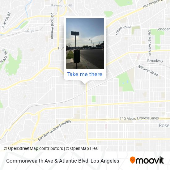 Commonwealth Ave & Atlantic Blvd map