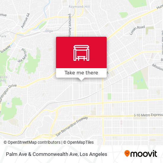 Mapa de Palm Ave & Commonwealth Ave
