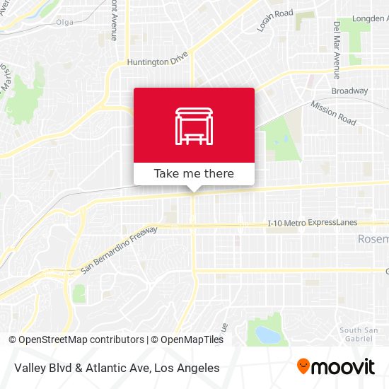 Mapa de Valley Blvd & Atlantic Ave