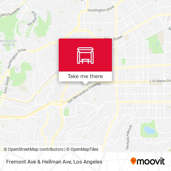 Mapa de Fremont Ave & Hellman Ave