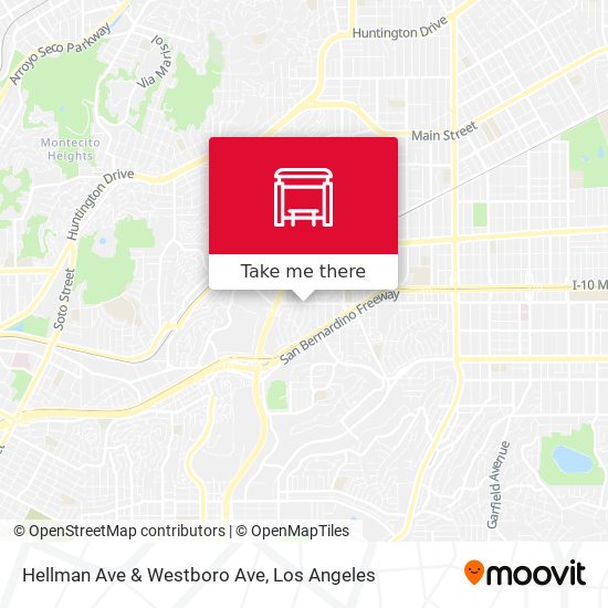 Hellman Ave & Westboro Ave map