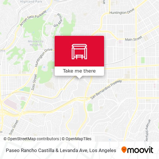 Paseo Rancho Castilla & Levanda Ave map