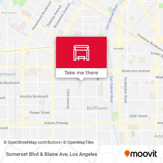 Somerset Blvd & Blaine Ave map