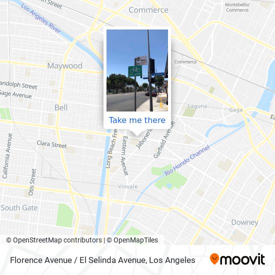 Florence Avenue / El Selinda Avenue map