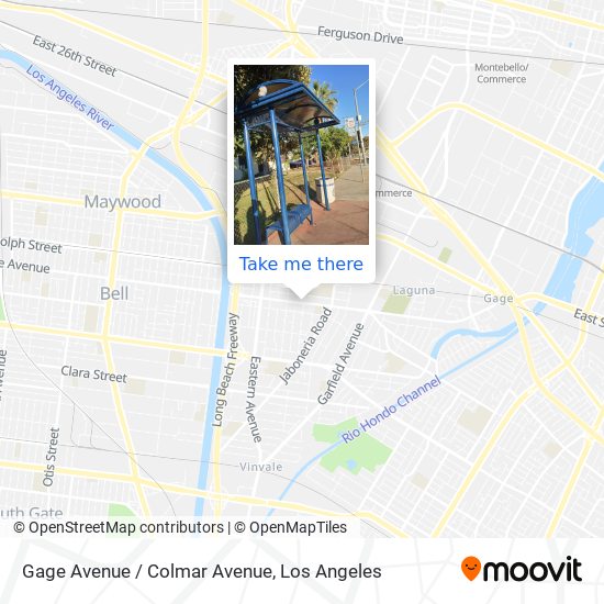 Gage Avenue / Colmar Avenue map