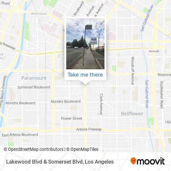 Mapa de Lakewood Blvd & Somerset Blvd