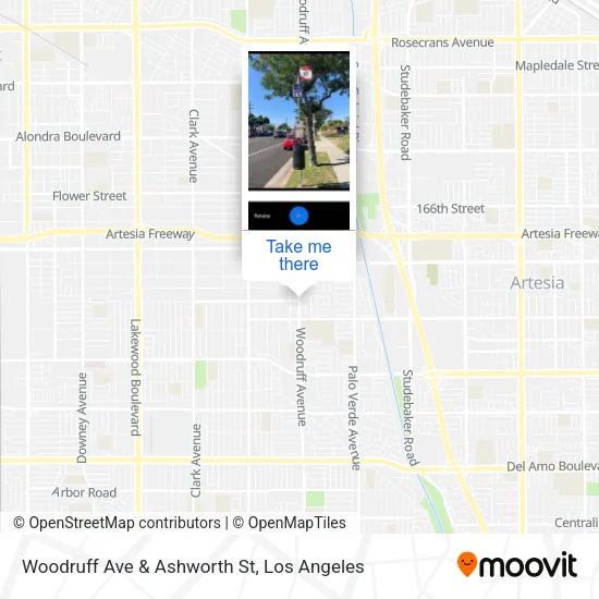 Woodruff Ave & Ashworth St map