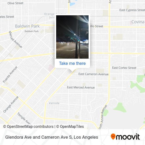 Mapa de Glendora Ave and Cameron Ave S