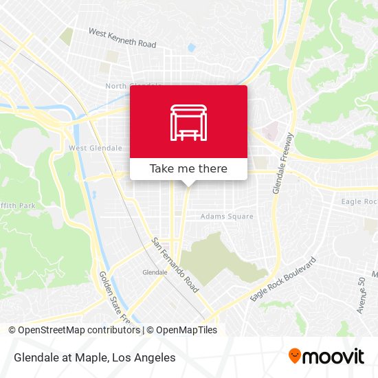 Glendale at Maple map
