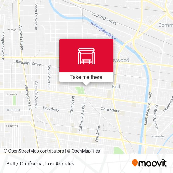 Mapa de Bell / California