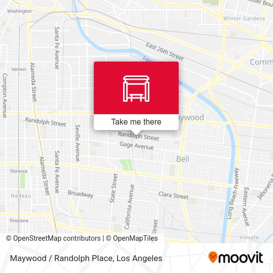 Maywood / Randolph Place map