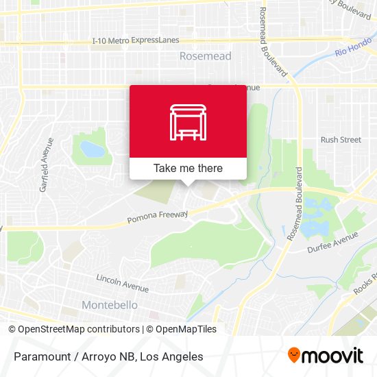 Paramount / Arroyo NB map