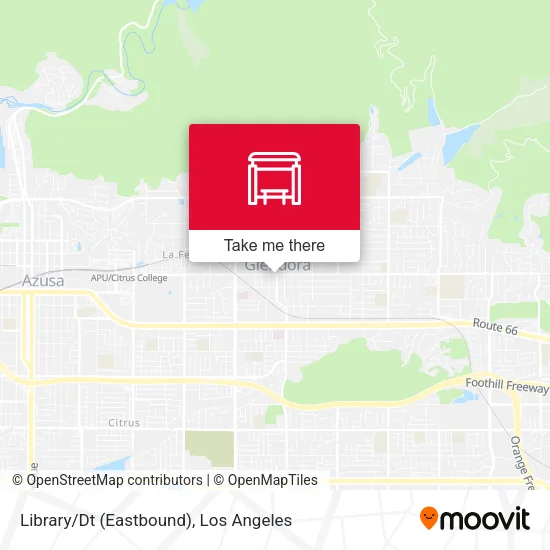 Library/Dt (Eastbound) map