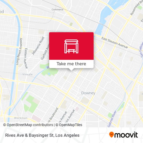 Rives Ave & Baysinger St map