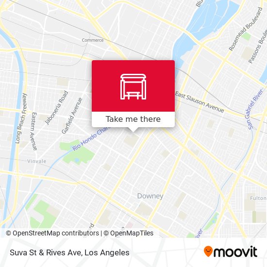 Suva St & Rives Ave map
