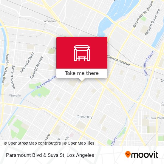 Paramount Blvd & Suva St map