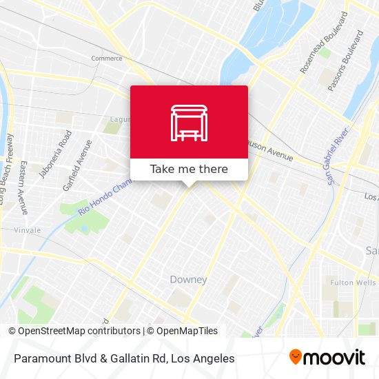 Mapa de Paramount Blvd & Gallatin Rd