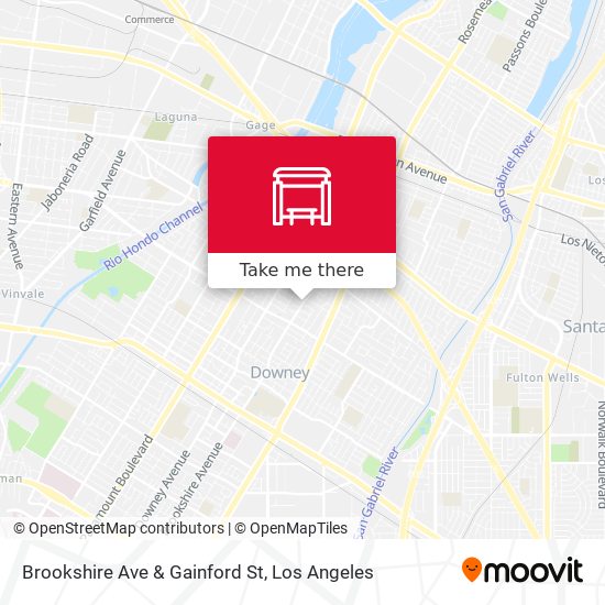 Brookshire Ave & Gainford St map