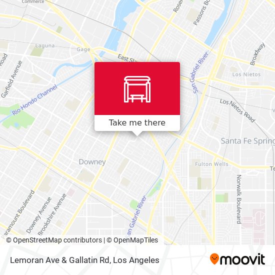 Mapa de Lemoran Ave & Gallatin Rd