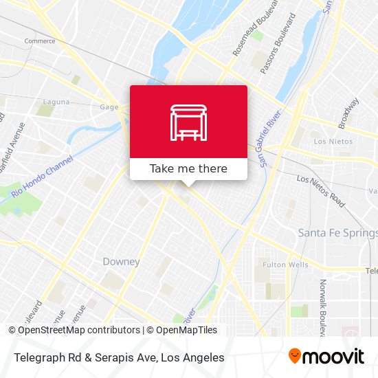 Mapa de Telegraph Rd & Serapis Ave