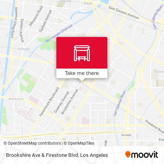 Brookshire Ave & Firestone Blvd map