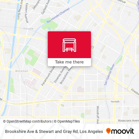 Brookshire Ave & Stewart and Gray Rd map