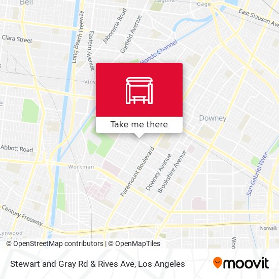 Stewart and Gray Rd & Rives Ave map