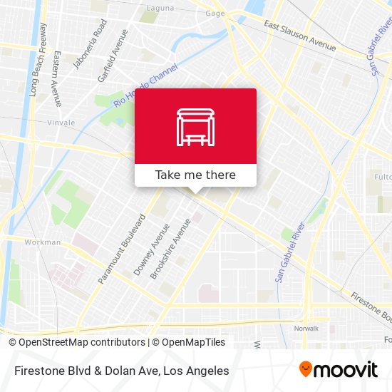 Firestone Blvd & Dolan Ave map