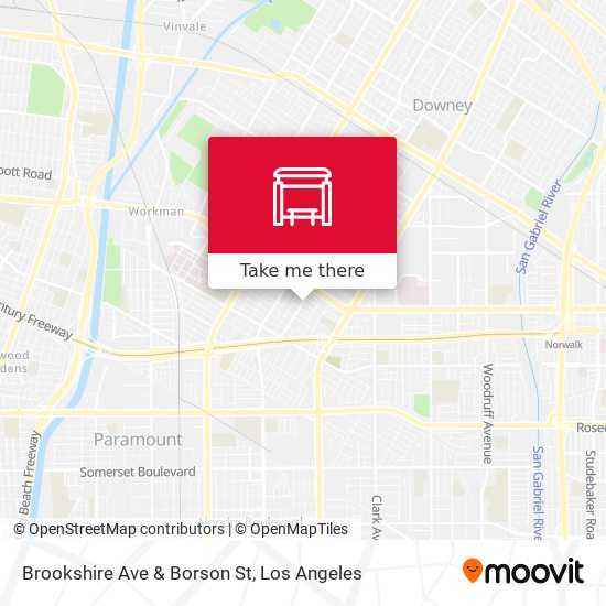 Brookshire Ave & Borson St map