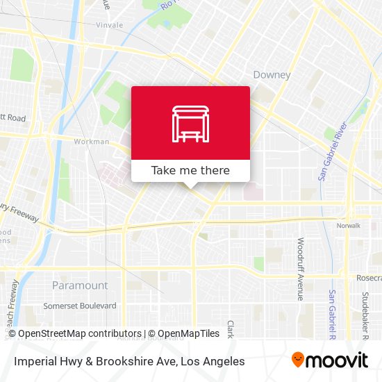 Mapa de Imperial Hwy & Brookshire Ave