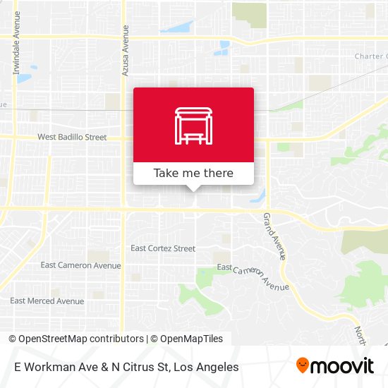Mapa de E Workman Ave & N Citrus St