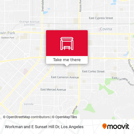 Mapa de Workman and E Sunset Hill Dr