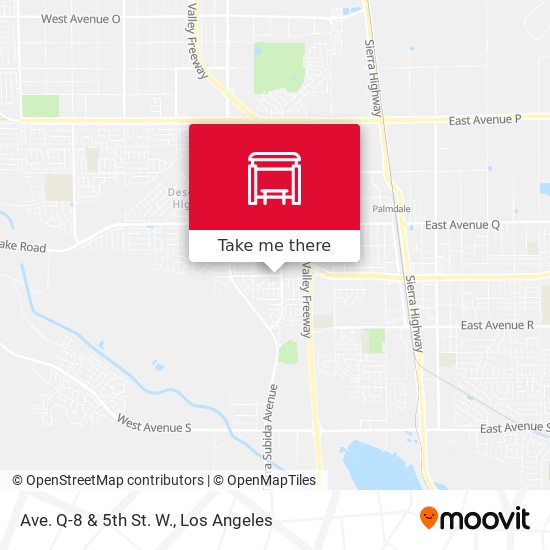 Ave. Q-8 & 5th St. W. map