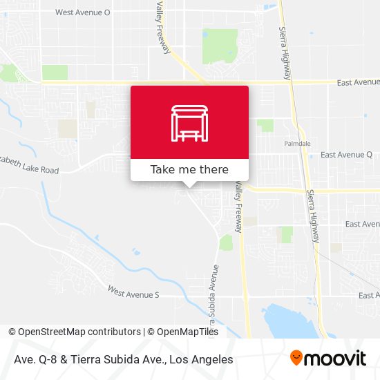 Ave. Q-8 & Tierra Subida Ave. map