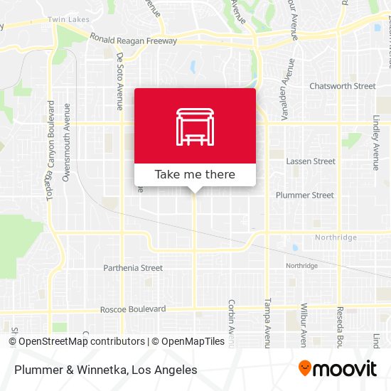 Plummer & Winnetka map