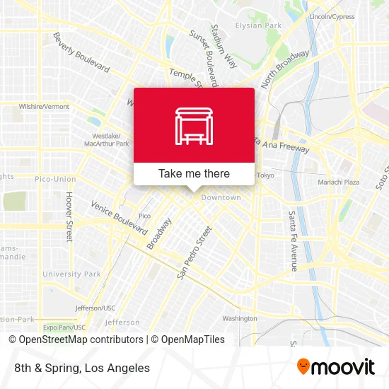 Mapa de 8th & Spring
