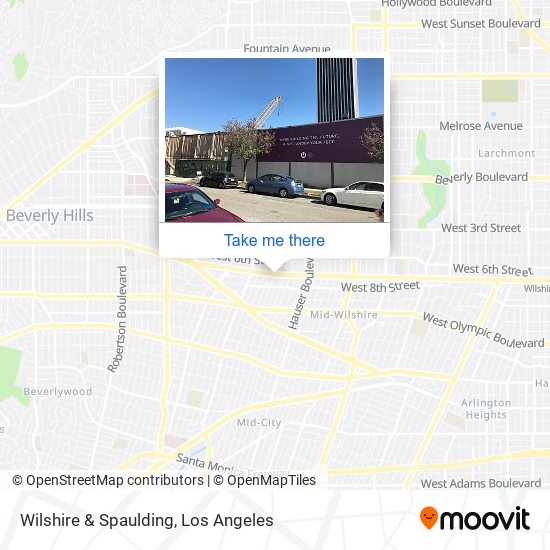 Wilshire & Spaulding map