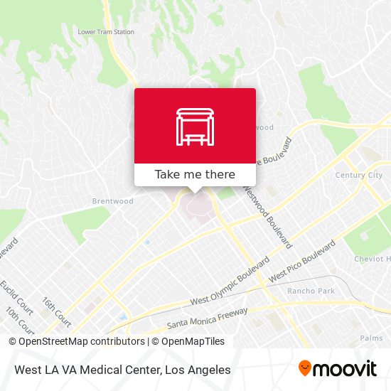 West LA VA Medical Center map