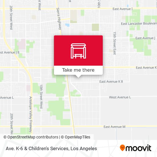 Ave. K-6 & Children's Services map