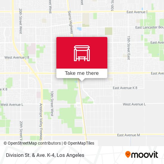 Mapa de Division St. & Ave. K-4