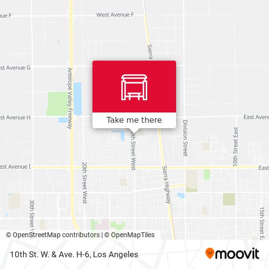 Mapa de 10th St. W. & Ave. H-6