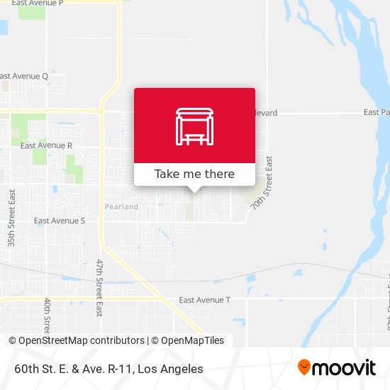 60th St. E. & Ave. R-11 map