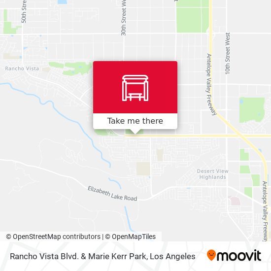 Rancho Vista Blvd. & Marie Kerr Park map