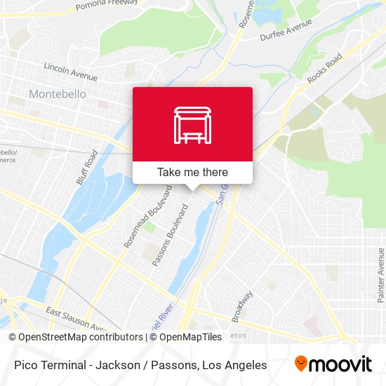 Mapa de Pico Terminal - Jackson / Passons
