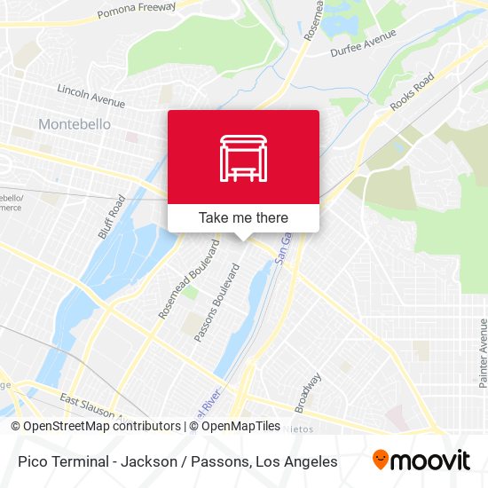 Mapa de Pico Terminal - Jackson / Passons