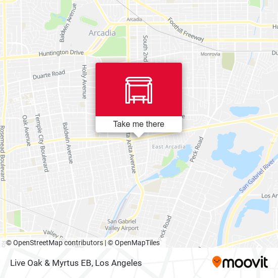 Mapa de Live Oak & Myrtus EB