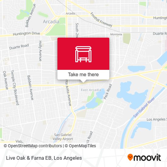 Live Oak & Farna EB map