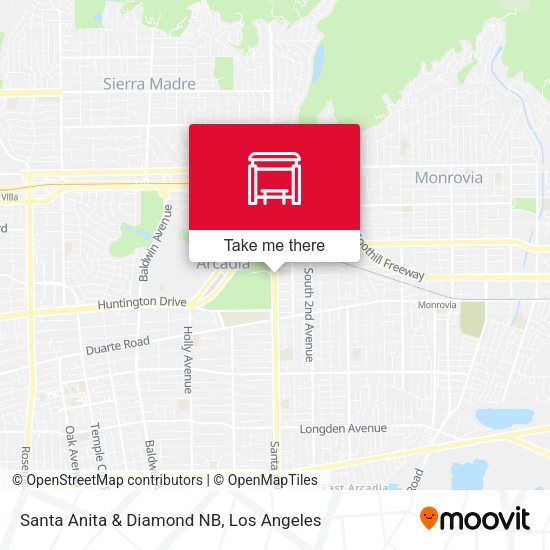 Mapa de Santa Anita & Diamond NB