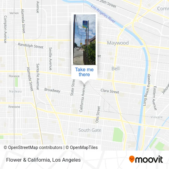 Flower & California map