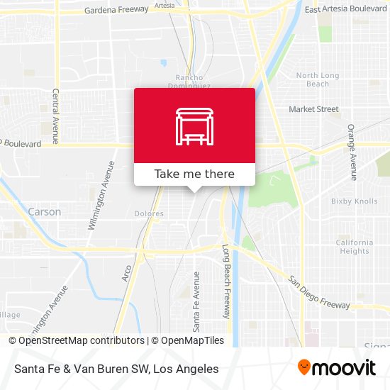 Mapa de Santa Fe & Van Buren SW